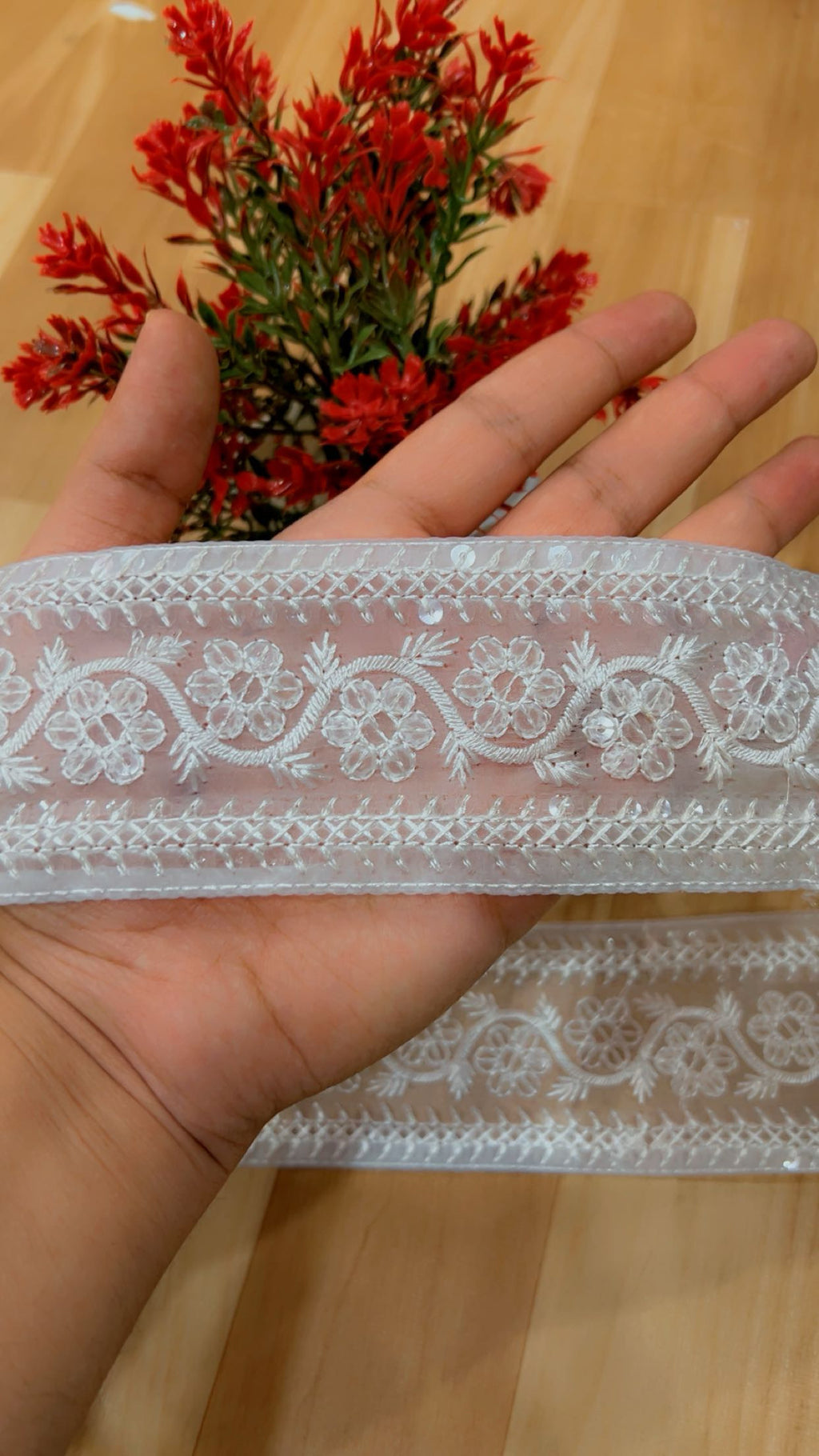 Organza white lace 9 mitar 020