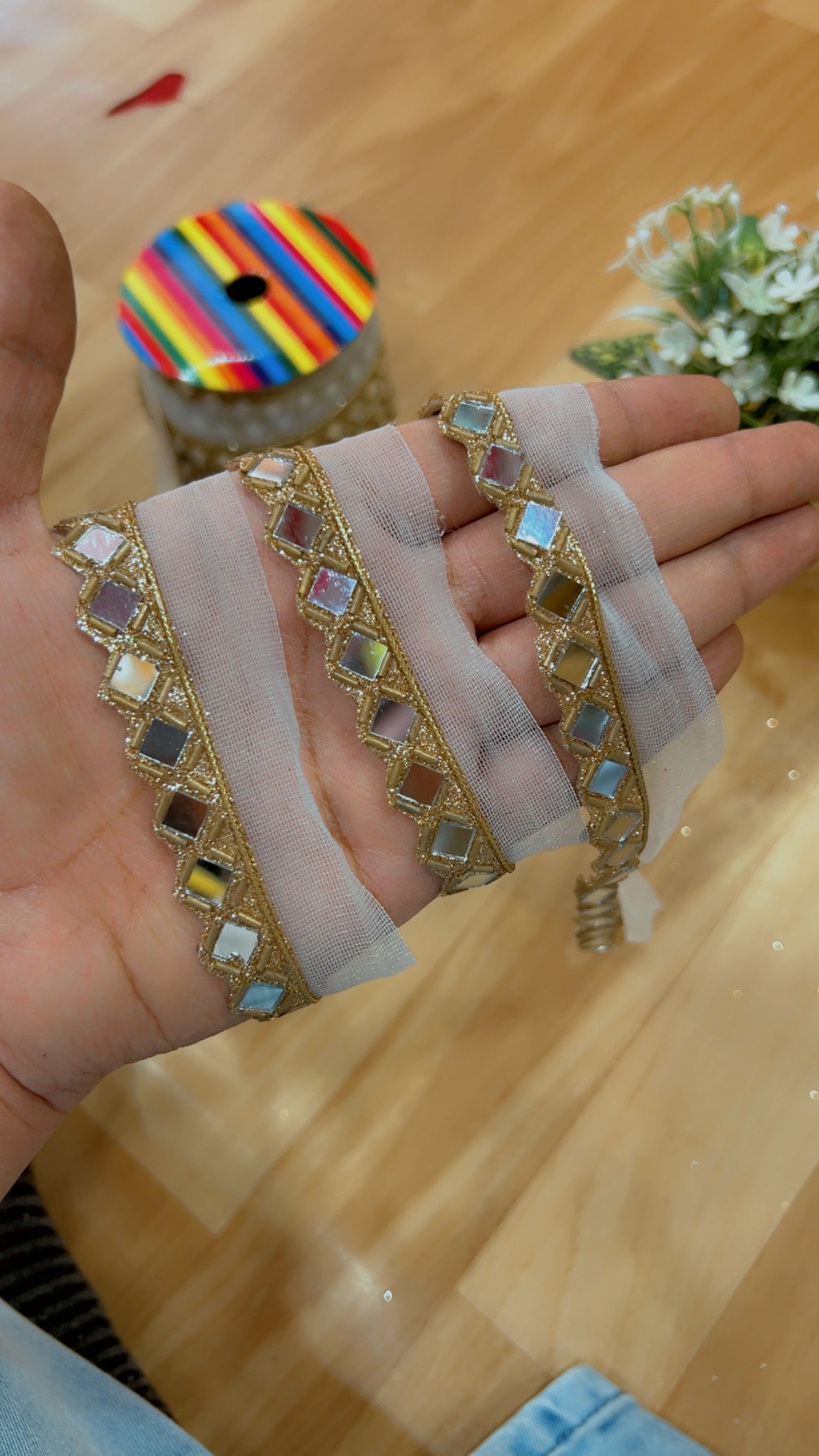 Premium Golden Mirror Yard 9 Meters