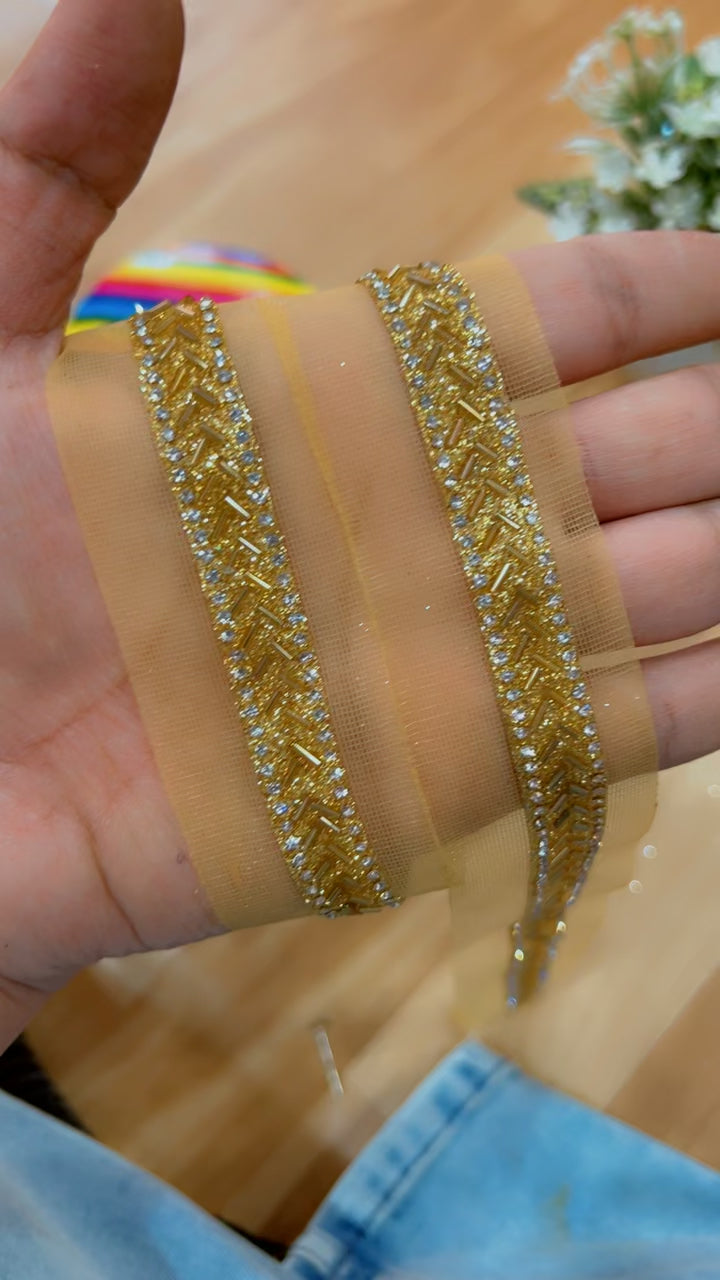 Premium Cutdana Lace Yard 9 Meters